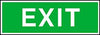 Fluchtwegschild NEUTRAL,  Folie B300xH105 mm Exit langnachleuchtend