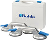Saugheber BOHLE,  Aluminiumserie im Koffer 2 x Zwei-Kopf-