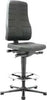 BIMOS, Bimos Arbeitsstuhl 9641-2571 All-In-One 3 Sitzhöhe 570-830 mm mit Gleiter, Kst. schwarz