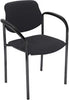 Besucherstuhl NEUTRAL, Bes.-Stuhl STYL m.Arml. schw./schw.