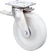 Lenkrolle BS ROLLEN,  125mm RR120.B15Platte,Kst.weiß,KL,Fest RR120.B15.125 BS ROLLEN