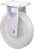 Bockrolle BS ROLLEN,  200mm RR110.B15Platte,Kst.weiß,KL RR110.B15.200 BS ROLLEN