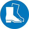 Gebotsschild NEUTRAL,  Folie D200 mm Fußschutz benutzen SafetyMarking