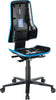 BIMOS, Bimos Arbeitsstuhl ESD Neon 2, blau Sitzhöhe 450-620 mm mit Rollen, ohne Polster