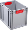 EuroBox PRECITOOL,  432,400x300x320mmGriffe geschl.,grau/rot