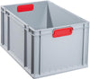 EuroBox PRECITOOL,  632,600x400x320mmGriffe geschl.,grau/rot