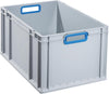 EuroBox PRECITOOL,  632,600x400x320mmGriffe offen,grau/blau