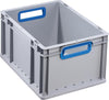 EuroBox PRECITOOL,  422,400x300x220mmGriffe offen,grau/blau