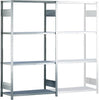 Steckregal META REGALBAU,  GF META CLIP V150 200x100x40cm