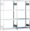 Steckregal META REGALBAU,  AF META CLIP V150 200x100x50cm