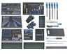 GEDORE Werkzeugsortiment AUTO 6x Modul + lose 257-teilig