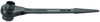 GEDORE steel construction ratchet, double hexagon 27x32 mm