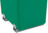 Rechteckbehälter CEMO,  1100 l B1050xT1480xH800 mm grün mit Staplertaschen CEMO