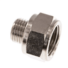 Reduziernippel G 1/4'(AG)-G 3/ 8'(IG), 16 bar MS vernickelt