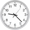 Quarz-Wanduhr BÜRK MOBATIME,  D300 eleg. Ziffernblatt we, Zahlen Mobatime