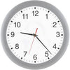 Quarz-Wanduhr BÜRK MOBATIME,  D 300 mm Gehäuse si, Zahlen Mobatime