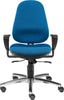 Bandscheibenstuhl SITWELL,  Profi Ultra L blau belastbar bis 130 kg Bezug: 100 % Polyester