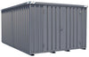 Materialcontainer BOS,  2x2m, 1-flügelige Tür 2m Seite BOS