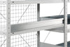 Schüttgutleiste META REGALBAU,  B1300xH75 mm RAL7035 META