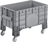Großbehälter NEUTRAL,  PE fahrbar B1040xT640xH670 mm grau Volumen 220 l Boden/Wände geschlossen
