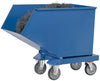 Muldenkipper FETRA,  450l B730xT1374xH1072 mm RAL 5007 Tragkraft 750kg mit Ablasshahn