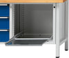 Auszugboden ANKE,  für Gehäusebreite 660mm RAL 7035 Traglast 100 kg 100 % ausziehbar