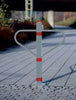 Durchgangssperre NEUTRAL,  natur/rot kippbar