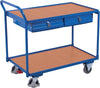 Tischwagen VARIOFIT,  250 kg 985x590 mm 2 Böd./Schubl VarioFit