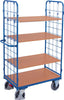 Etagenwagen VARIOFIT,  500 kg 2 Wand4 Böden Lad. 1000x700 mm VarioFit
