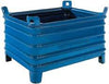 Stapelbehälter NEUTRAL,  RAL5010 B1200xT800xH600 mm Nutzlast 2t Auflast 8t verstärkte Füße