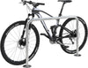 Fahrrad-Anlehnbügel WSM,  Edelstahl, L 1000 mm zum Aufdübeln
