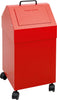 Wertstoffsammler STUMPF,  45 l mobil rot stumpf
