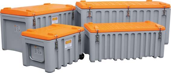 Werkzeugbox CEMO,  CEMbox 400 l B1070xT650xH580 mm grau/orange