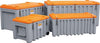 Werkzeugbox CEMO,  CEMbox 400 l B1070xT650xH580 mm grau/orange
