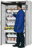 Gefahrstoffschrank S-CLASSIC-90 ASECOS, Gefahrstoffschr. S-Clas90B1200mm,6VA,R7035