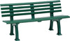 Gartenbank NEUTRAL,  SYLT 3-Sitzer Länge 1500 mm grün Blome