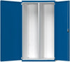 Schrankgehäuse ANKE,  B1485xT400xH1950mm RAL7035/5010 m.MittelwandSchwerlastschrank
