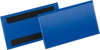 Etikettentasche DURABLE,  B150xH67 mm blau, magnetisch VE 50 Stück