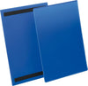 Etikettentasche DURABLE,  B210xH297 mm A4 hoch blau, magnetisch VE 50 Stück