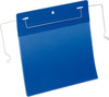 Dokumententasche DURABLE,  B210xH148 mm A5 quer blau mit Drahtbügel VE 50 Stück