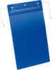 Dokumententasche DURABLE,  B210xH297 mm A4 hoch blau mit Drahtbügel VE 50 Stück