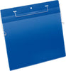 Dokumententasche DURABLE,  B297xH210 mm A4 quer blau mit Drahtbügel VE 50 Stück