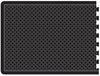 Arbeitsplatzmatte MILTEX,  YOGA LOCK Basic schwarz B90xT120 cm Endstück