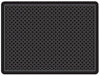 Arbeitsplatzmatte MILTEX,  YOGA DOME Oil schwarz B90xT120 cm