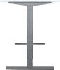 Hubtisch GERAMÖBEL,  C-Fuß Flex Onyx rechts 1800x800/1000, 650-1250