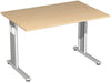 Schreibtisch GERAMÖBEL,  C Flex Ahorn1200x800x680-820 Ahorn
