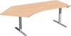 Hubtisch GERAMÖBEL,  135G Flex Onyx links 2166x800/1130, 650-1250