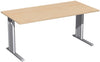 Schreibtisch GERAMÖBEL,  C-Fuß Ahorn 1600x800/,680-820