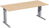 Schreibtisch GERAMÖBEL,  C-Fuß Ahorn 1800x800/,680-820