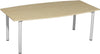 Konferenztisch GERAMÖBEL,  faßförmig 2000x800/1200x720mm Ahorn